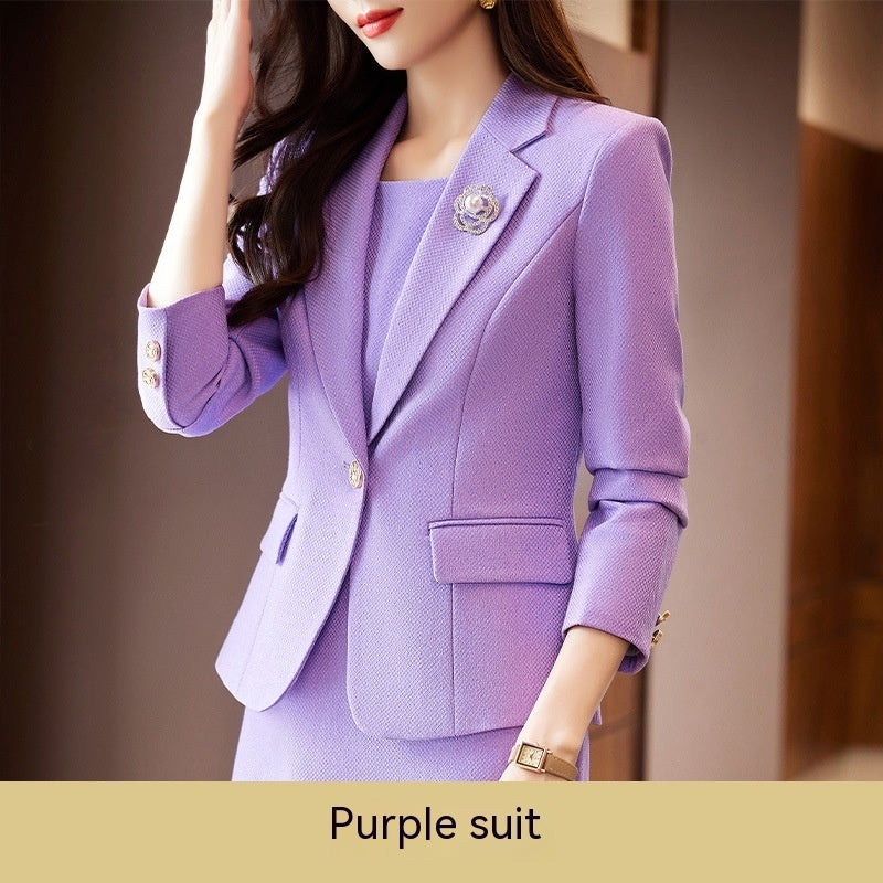 Temperament Goddess Style High-grade Professional Tailored Suit Jumpsuit Skirt