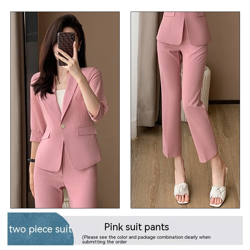 Simple And Capable 34 Sleeve Suit
