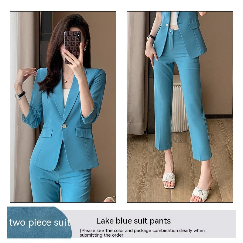 Simple And Capable 34 Sleeve Suit
