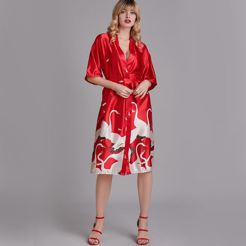 Silk wedding pajamas