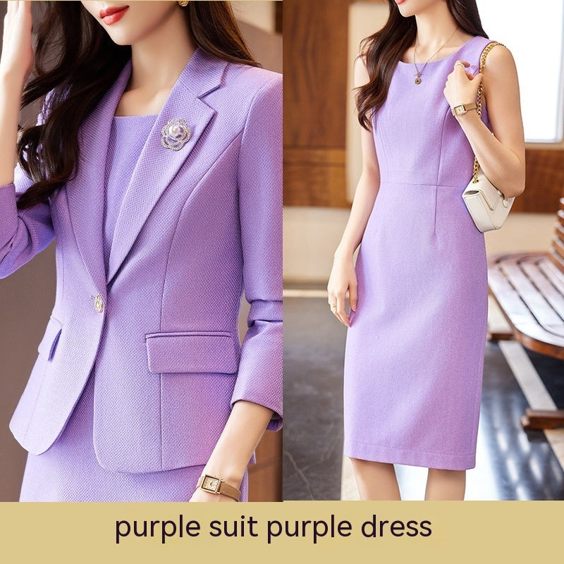 Temperament Goddess Style High-grade Professional Tailored Suit Jumpsuit Skirt