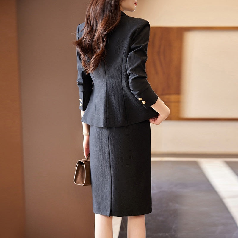 Temperament Goddess Style High-grade Professional Tailored Suit Jumpsuit Skirt